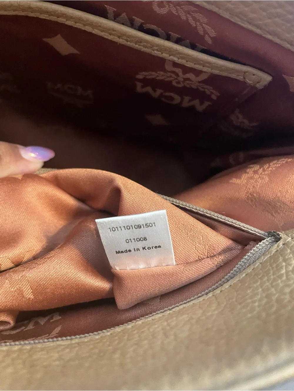 MCM Visetos Monogram Essential Tote